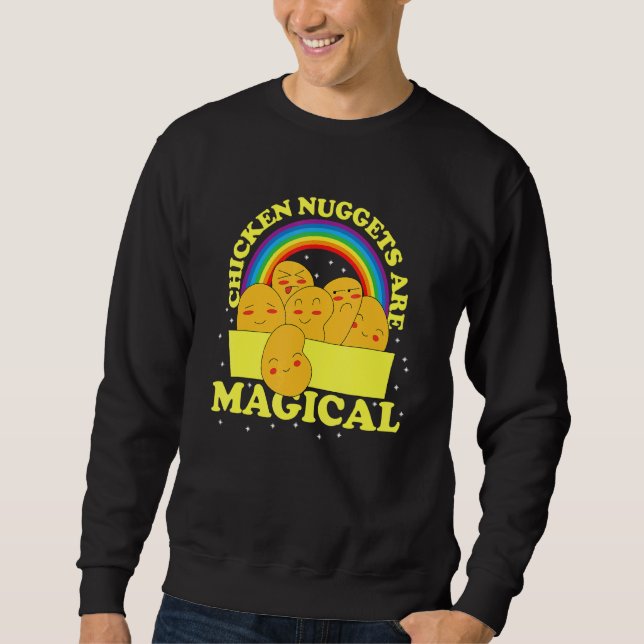 Hühnernuggets sind magisch sweatshirt (Vorderseite)