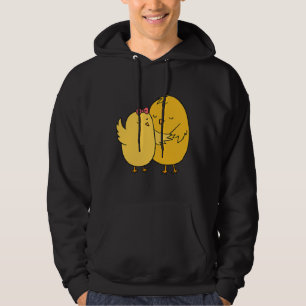 Hühnerpaare Hochzeitstag Hoodie