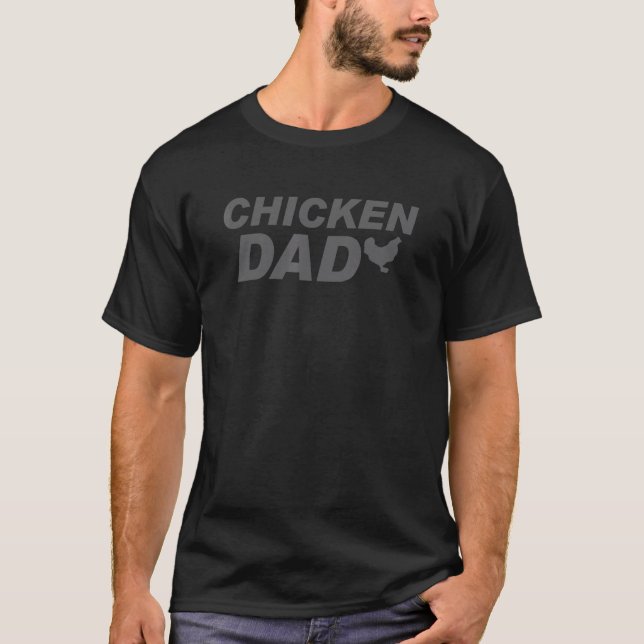 Hühnerpapa Bauer T-Shirt (Vorderseite)