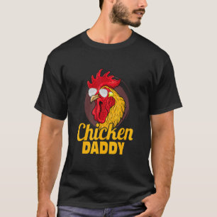 Hühnerpapa Bauernhof Hahn Henne Vater T-Shirt