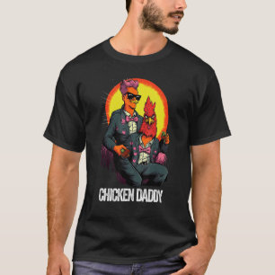 Hühnerpapa Hühner Vater Bauer Geflügel Vater T-Shirt