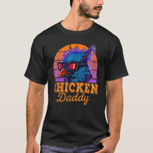 Hühnerpapa Männer, Vintage Farmer Geflügel T-Shirt