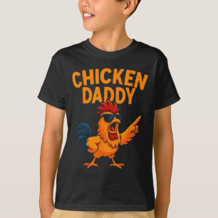 Hühnerpapa Vintage-Geflügelzüchter Lustiger Vatert T-Shirt