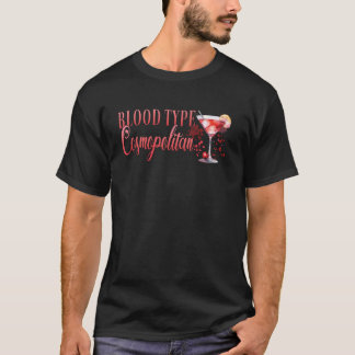 Hühnerparty Cocktail Barkeeper Blutgruppe Kosmopol T-Shirt