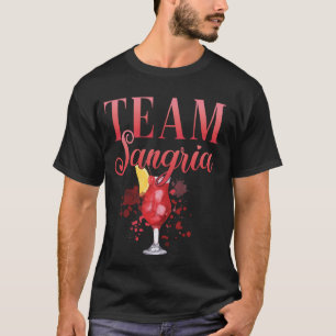Hühnerparty-Team-Sangria-Cocktail für Barkeeper T-Shirt