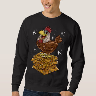 Hühnerpfeife Waffeljoke Sweatshirt