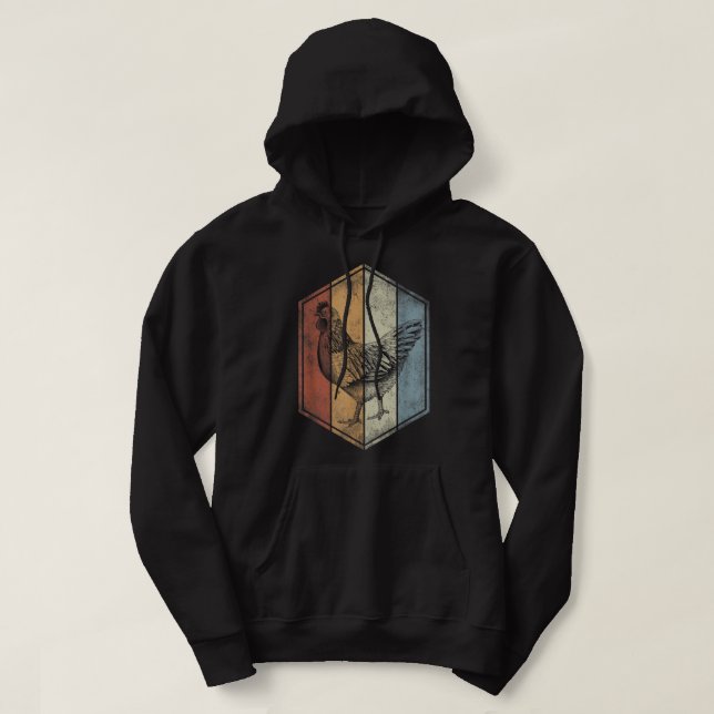 Hühnerpfropfen pie drei meiner Lieblingssachen Hoodie (Design vorne)