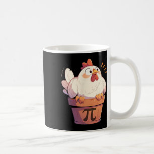 Hühnerpot Pi Day Männer Frauen Kinder Mathematikle Kaffeetasse