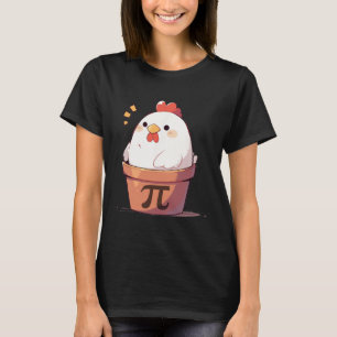 Hühnerpot Pi Day Männer Frauen Kinder Mathematikle T-Shirt