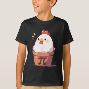 Hühnerpot Pi Day Männer Frauen Kinder Mathematikle T-Shirt
