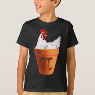 Hühnerpot Pi Tagesgeschenk Männer Frauen Kinder Ma T-Shirt