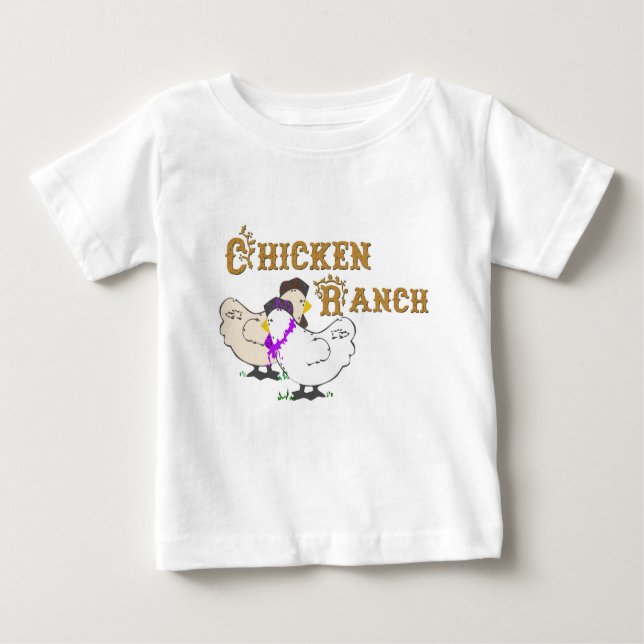 HühnerRanch Baby T-shirt (Vorderseite)