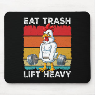 Hühnerschwanz-Training Essen Müllhalde schwer Mousepad