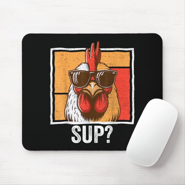 Hühnersonne Tierfarm zum Bauer Mousepad (Mit Mouse)