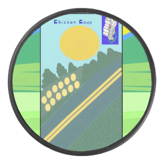 Hühnerstall  eishockey puck (Vorderseite)