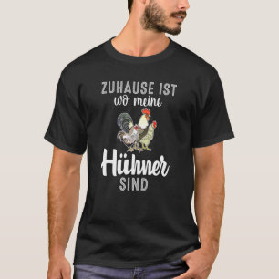 Hühnerstall Farmer Hühnerstall Sprüche T-Shirt