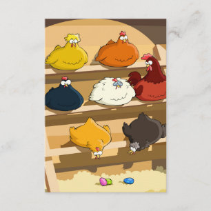 Hühnerstall-Ostereier Einladung