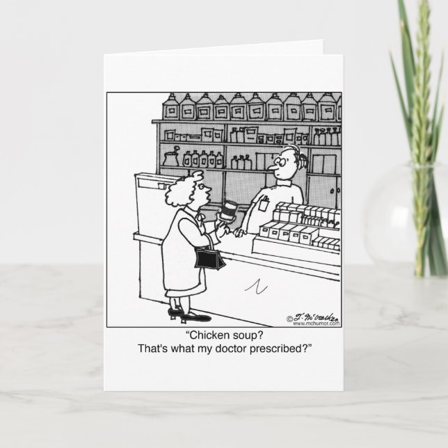 Hühnersuppe ist mein Rezept? Karte (Vorderseite)