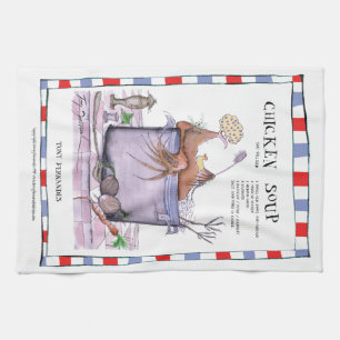 Hühnersupperezept, tony fernandes teatowel küchentuch