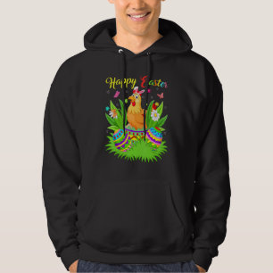 Hühnervögel Geflorales Ostereier Gezwitscher Hühne Hoodie