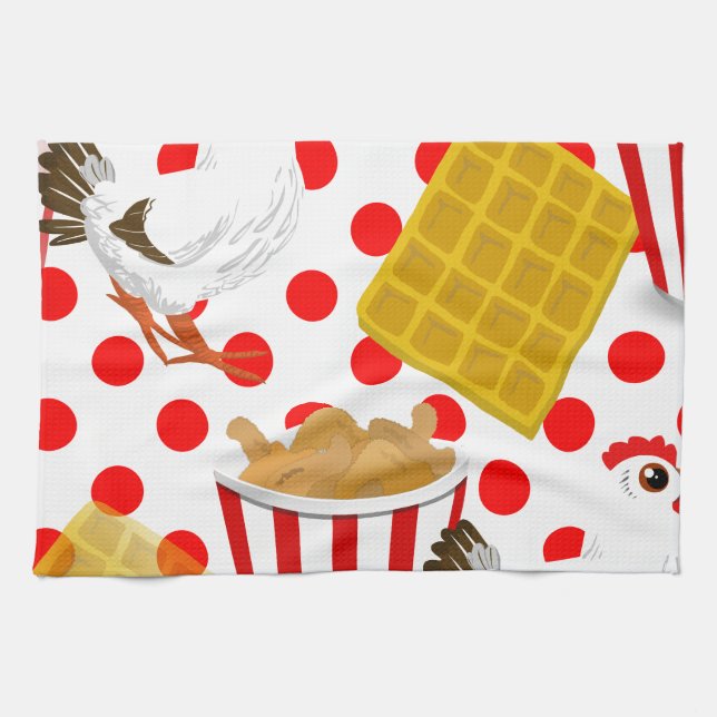 HühnerWaffeln Küchentuch (Horizontal)