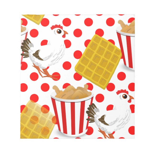 HühnerWaffeln Notizblock (Vorderseite)