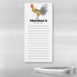 Hühnerwasserfarbe Hen Custom Lebensmittelgeschäft  Magnetischer Notizblock<br><div class="desc">Machen Sie Ihre Shopping-Listen stilvoll mit diesem maßgeschneiderten Einkaufs- oder Listen-Notizblock. Ändern Sie den Text nach Ihren Bedürfnissen in Anzug. Behalte oder löscht auch die Zeilen. Karo meinen Shop für mehr!</div>
