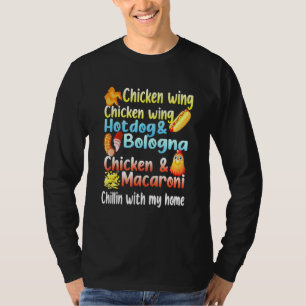 Hühnerwing Hühnerwing Hotdog und Bologna T-Shirt