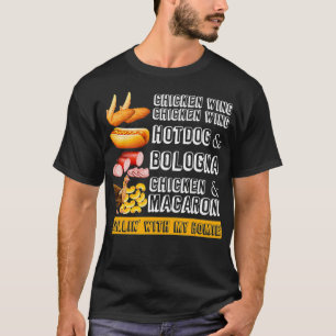 Hühnerwing Hühnerwing Hotdog und Bologna T-Shirt
