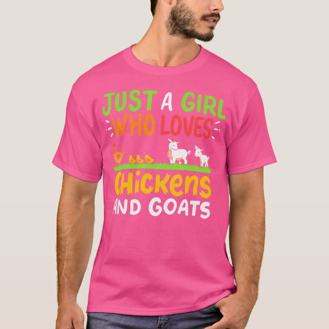 Hühnerziegen T-Shirt (Vorderseite)