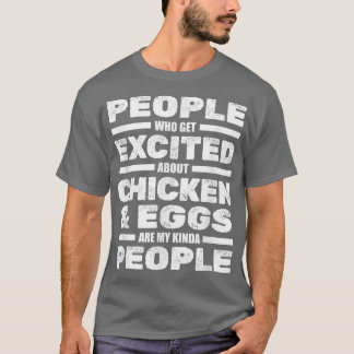 Hühnerzucht Hühnereier Rooster Hühnerfarm T-Shirt