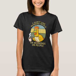 Hühnerzucht Lebendgeflügel Eier Kaffeepferd T-Shirt