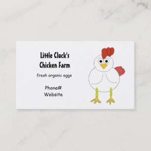 Hühnerzucht Visitenkarte