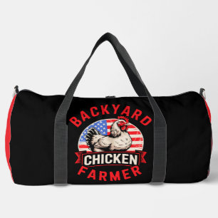 Hühnerzüchter im Hinterhof Patriotisch Duffle Bag