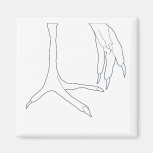 Huhnfüße Magnet
