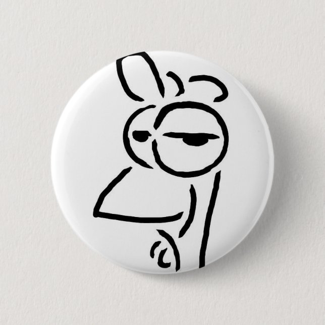 Huhnkopf Button (Vorderseite)
