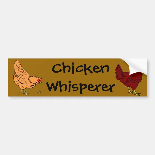 Huhnwhisperer-Autoaufkleber Autoaufkleber (Vorne)