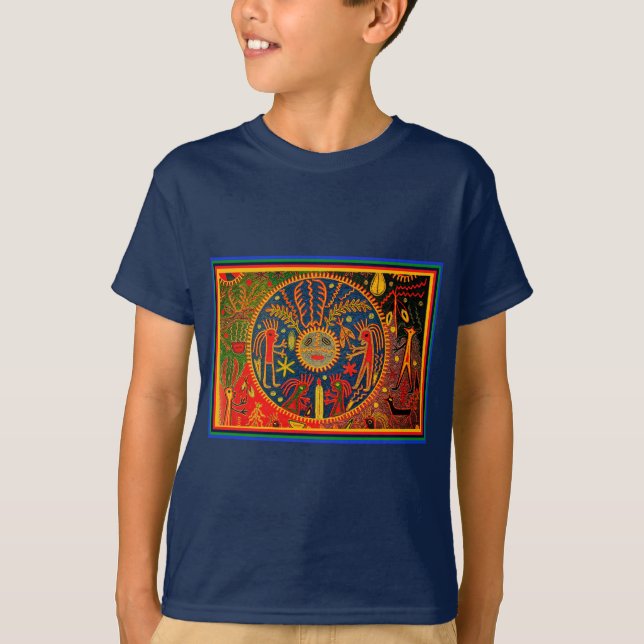 Huichol Fertility Ritual T-Shirt (Vorderseite)