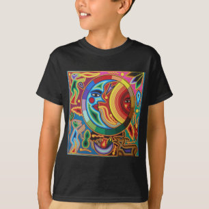 Huichol Schnur-Kunst von Mexiko T-Shirt