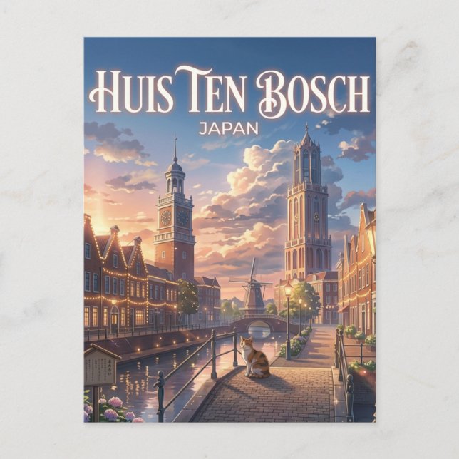 Huis Ten Bosch Japan Postkarte (Vorderseite)
