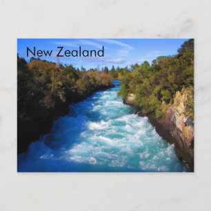 Huka Falls, New Zealand Postcard Postkarte