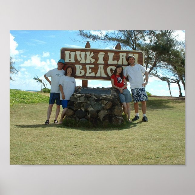 Hukilau Beach Poster (Vorne)