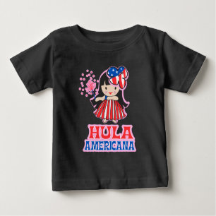 Hula Americana Säuglings & Kleinkind T - Shirt