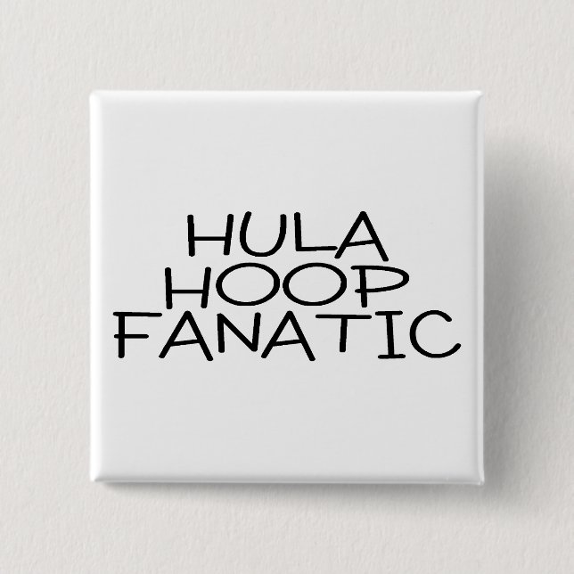 Hula Band-Fanatiker Button (Vorderseite)