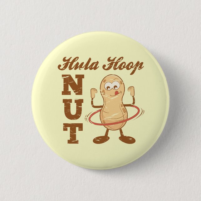 Hula Band-Nuss Button (Vorderseite)