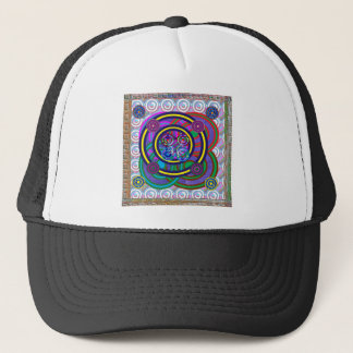 Hula Band-runde bunte Kreise Truckerkappe