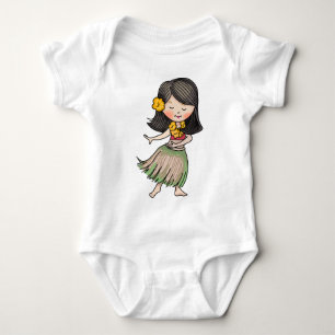 Hula Dancer Baby Strampler