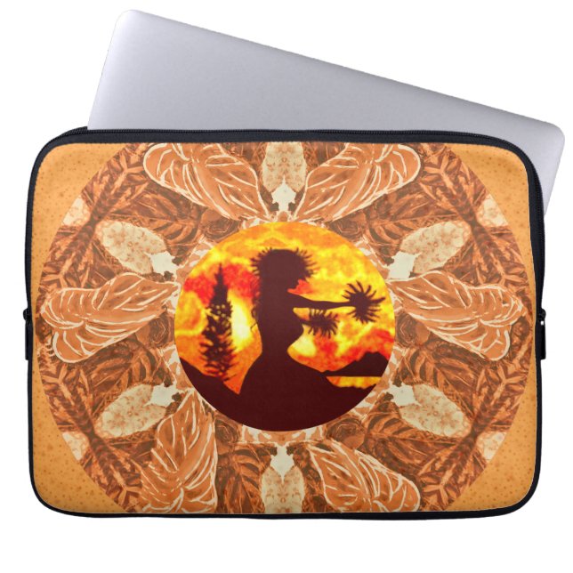 Hula Dancer Laptopschutzhülle (Vorderseite)