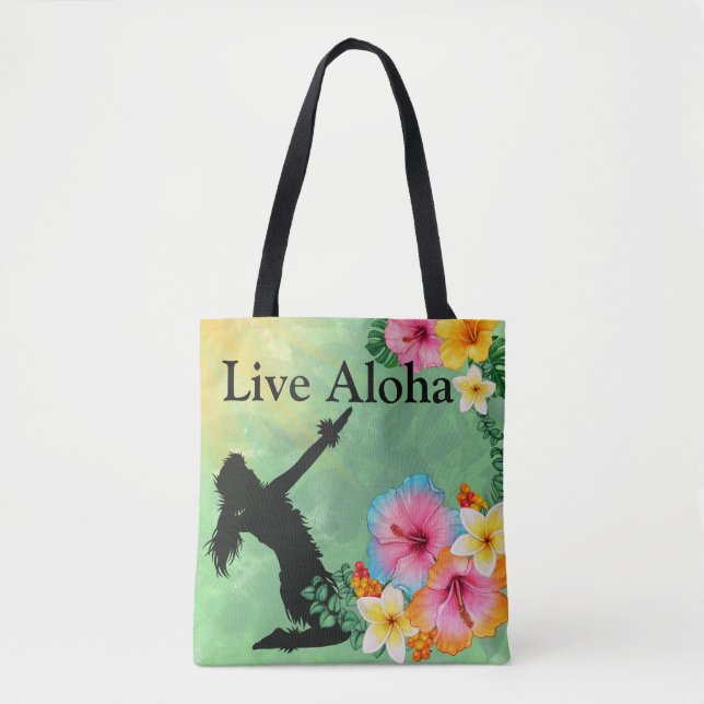 Hula Dancer Live Aloha Tropical Blume (Vorderseite)