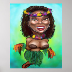 Hula Dancer Poster